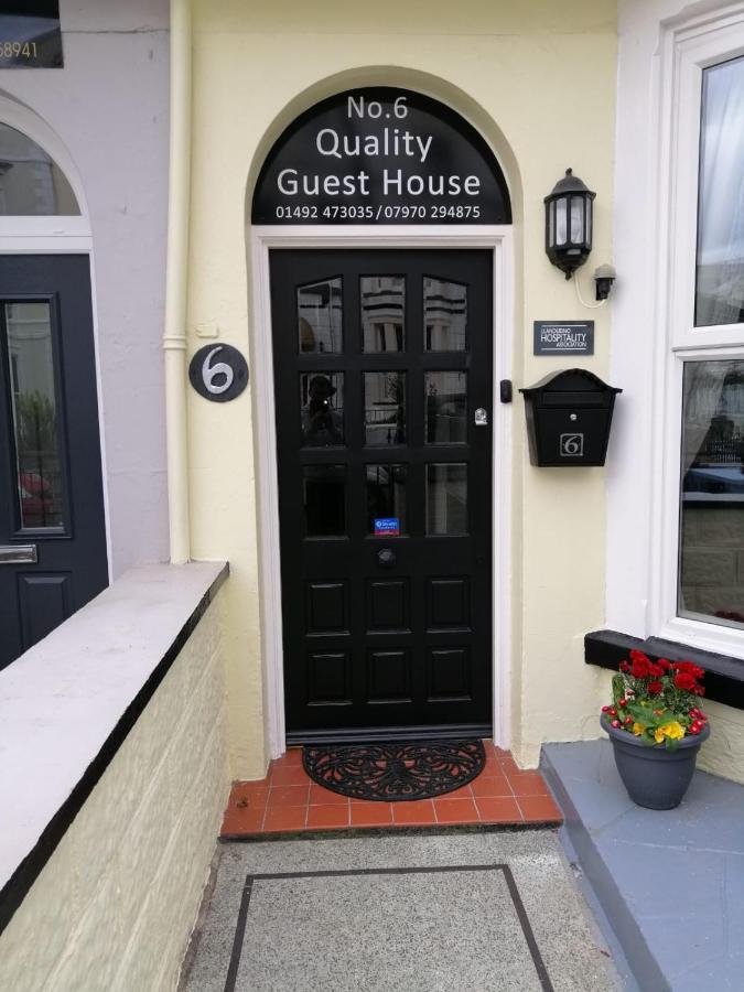No 6 Quality Guesthouse Llandudno Zewnętrze zdjęcie